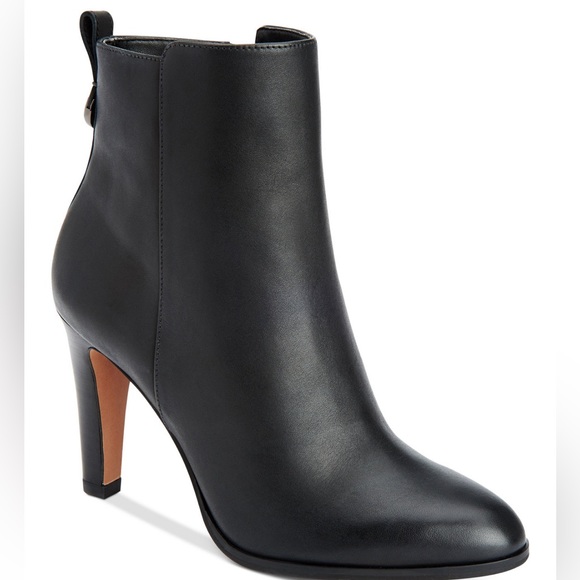 COACH Calf Leather Black “Jemma” Ankle Booties - Sz 7 - Picture 8 of 8